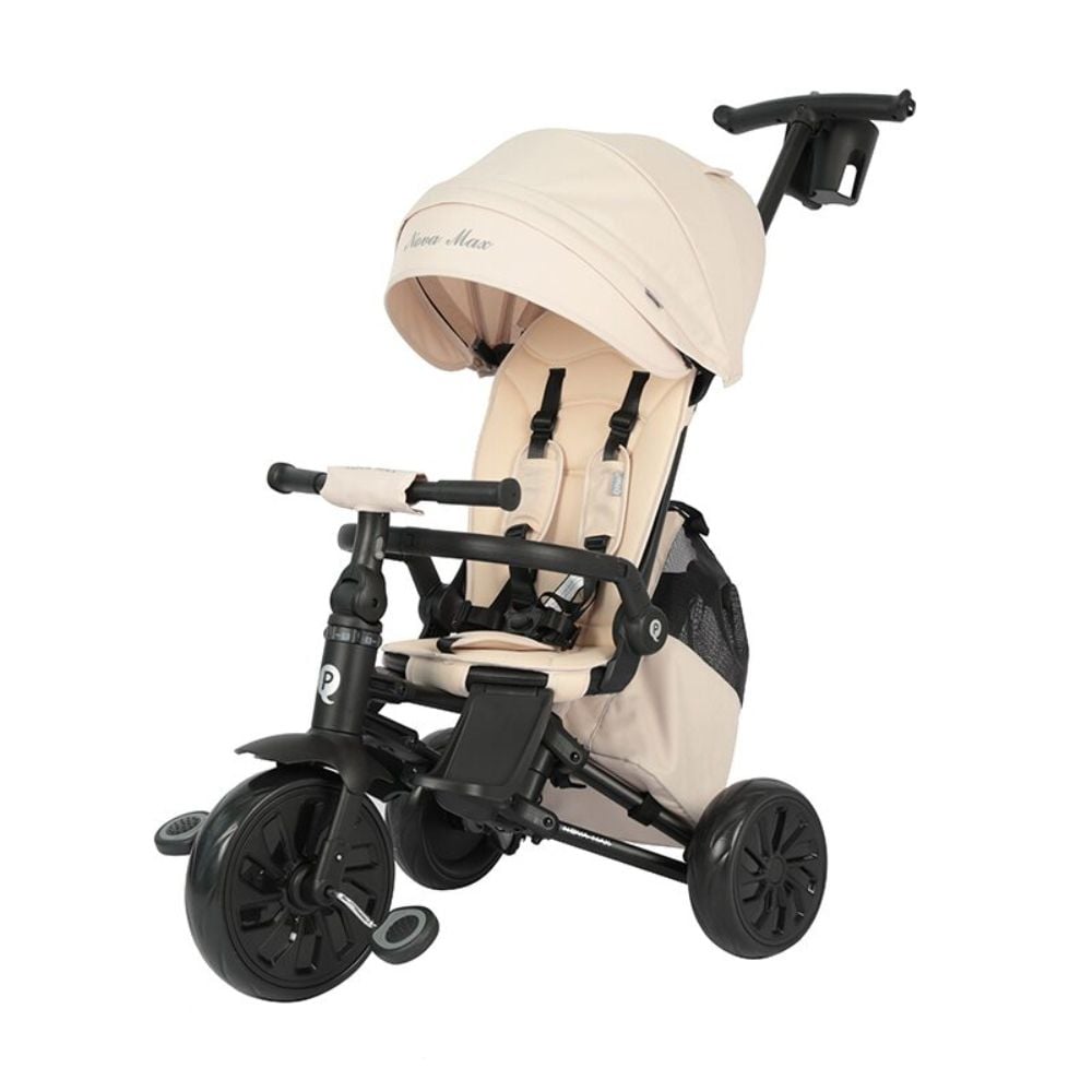 Tricicleta ultrapliabila, Qplay Nova Max, Bej