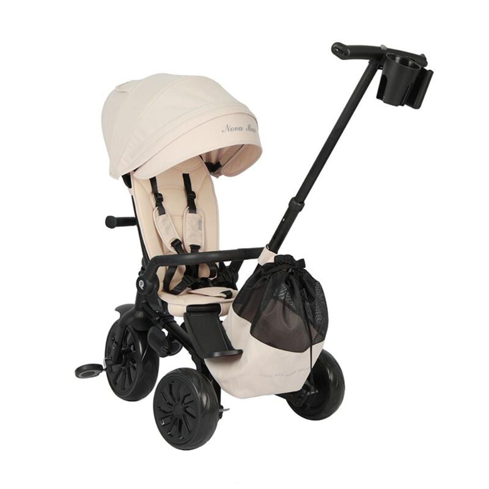 Tricicleta ultrapliabila, Qplay Nova Max, Bej