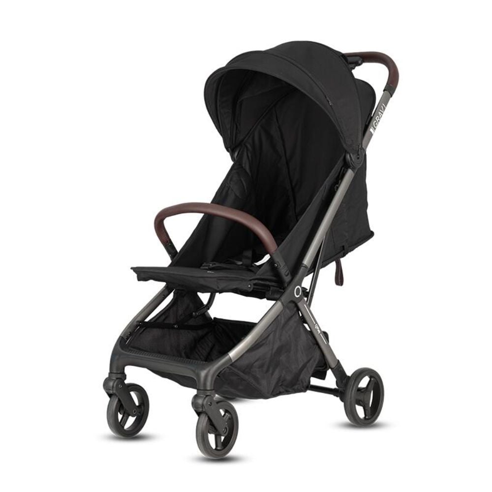 Carucior sport, Qplay Grav, cu pliere automata, Negru