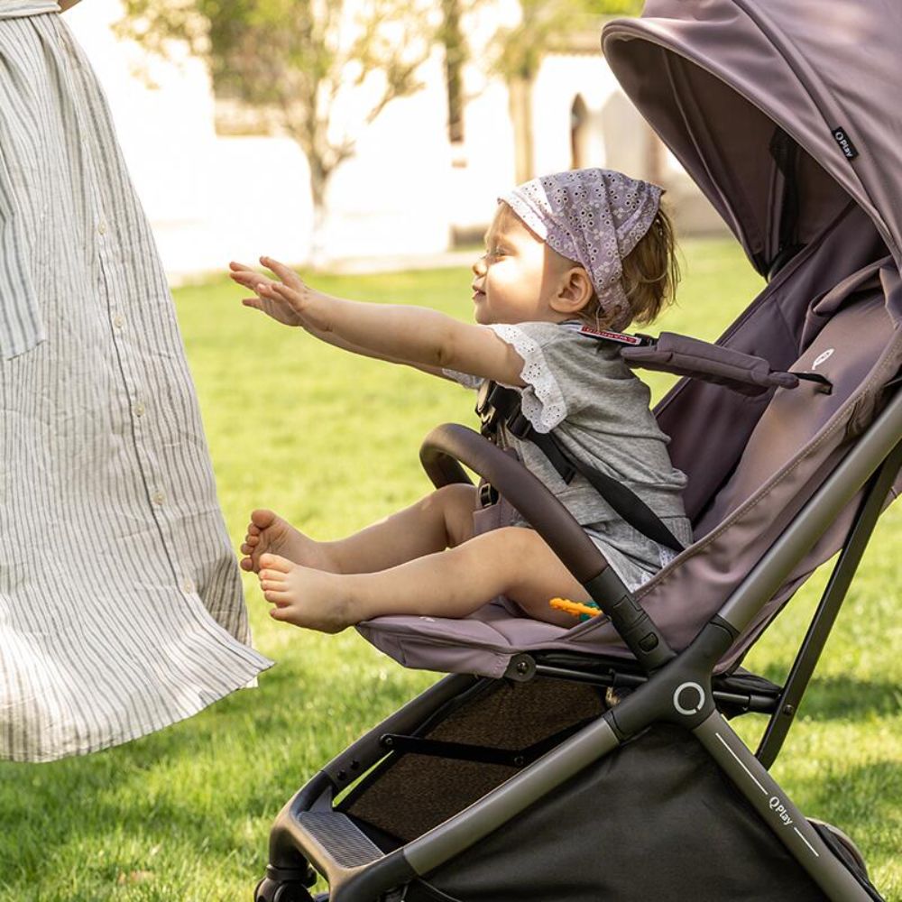 Carucior sport, Qplay Grav, cu pliere automata, Violet