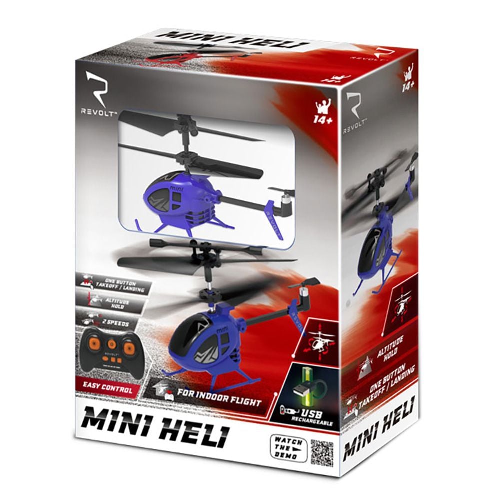 Mini elicopter cu telecomanda, Revolt, S100, Blue