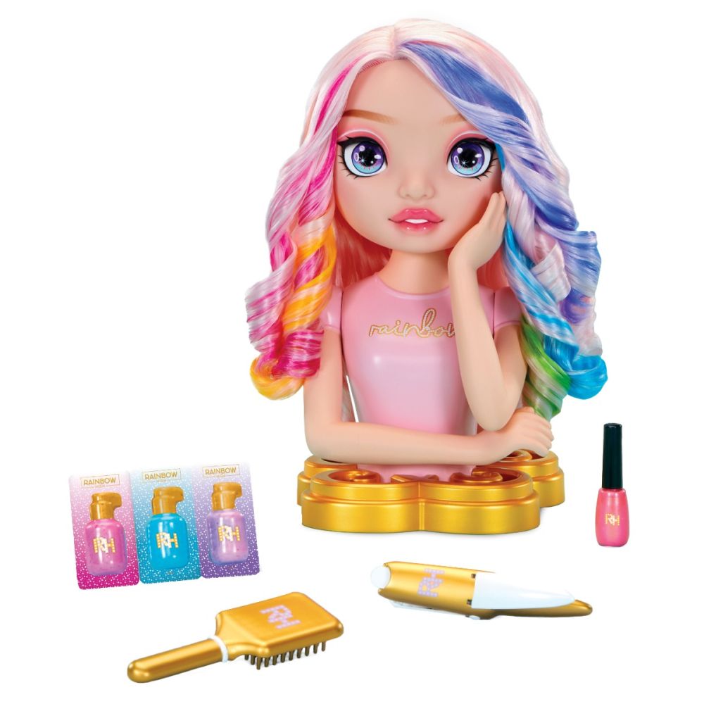 Manechin de coafat, Rainbow High, Bella Parker, Styling Head, 120889EUC