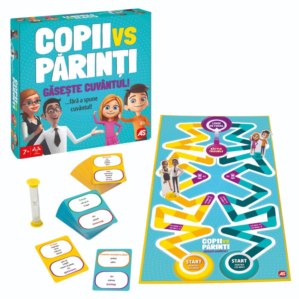Joc de societate, AS Company, Copii vs parinti, Gaseste cuvantul