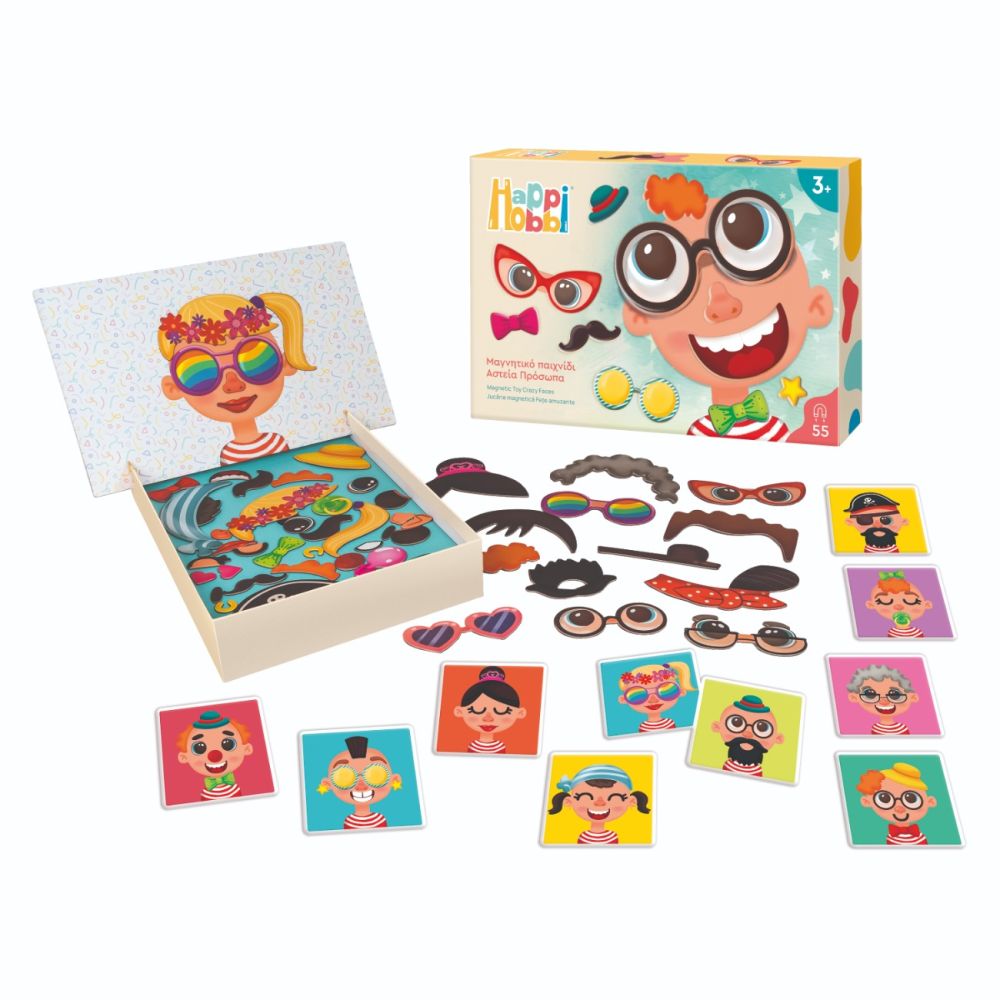 Jucarie magnetica, Happi Hobbi, Fete amuzante