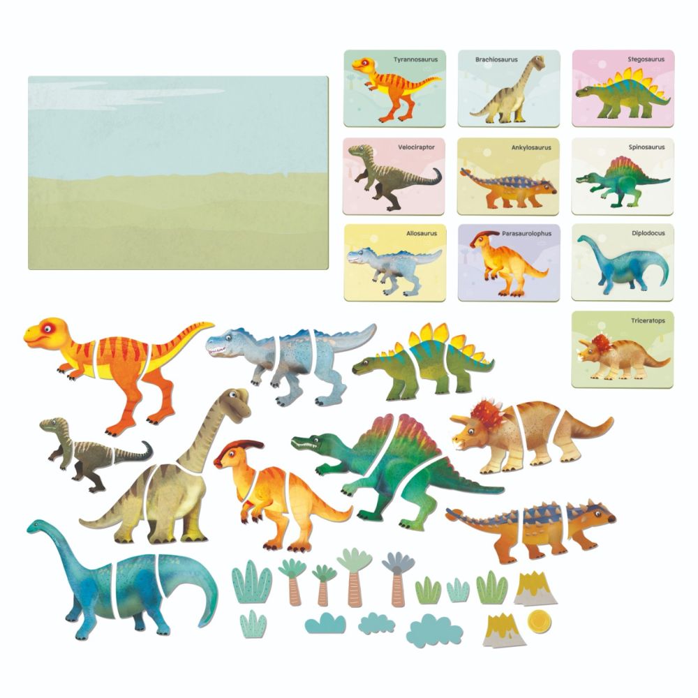 Jucarie magnetica, Happi Hobbi, Dinozauri