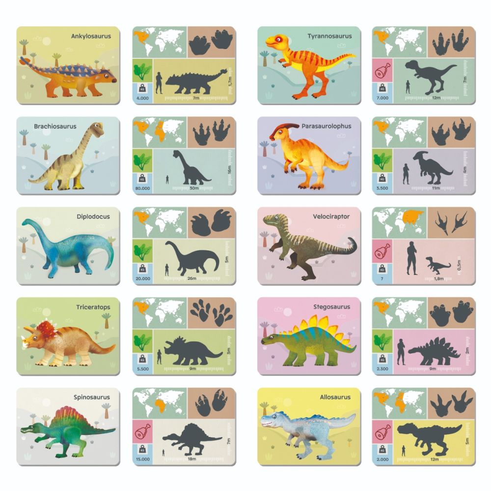 Jucarie magnetica, Happi Hobbi, Dinozauri
