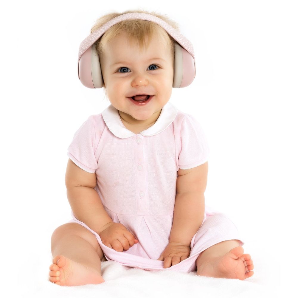 Casti antifonice pentru bebelusi Reer SilentGuard Baby Girl
