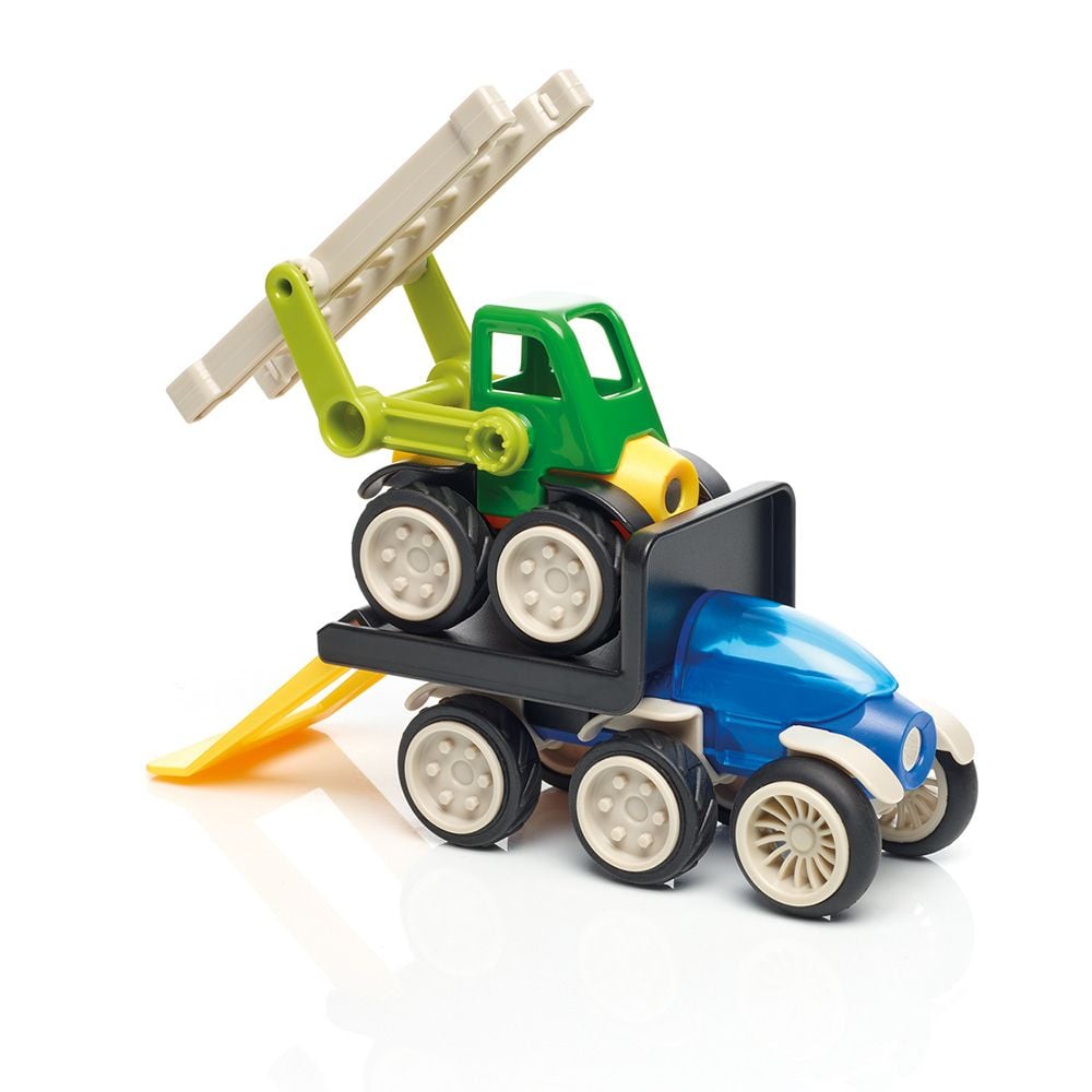 Joc magnetic, Smart Max, Vehicule cu motor, 25 piese