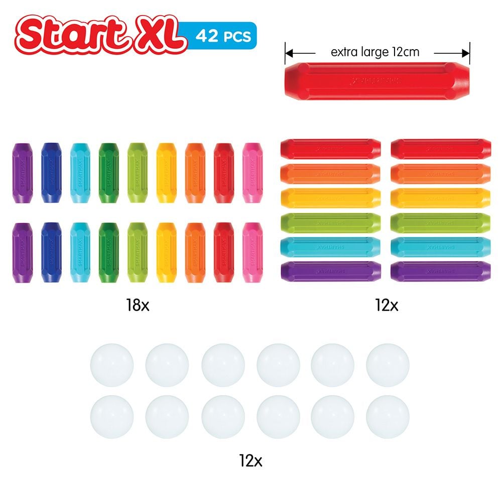 Joc magnetic, Smart Max, Setul incepatorilor XL, 42 piese