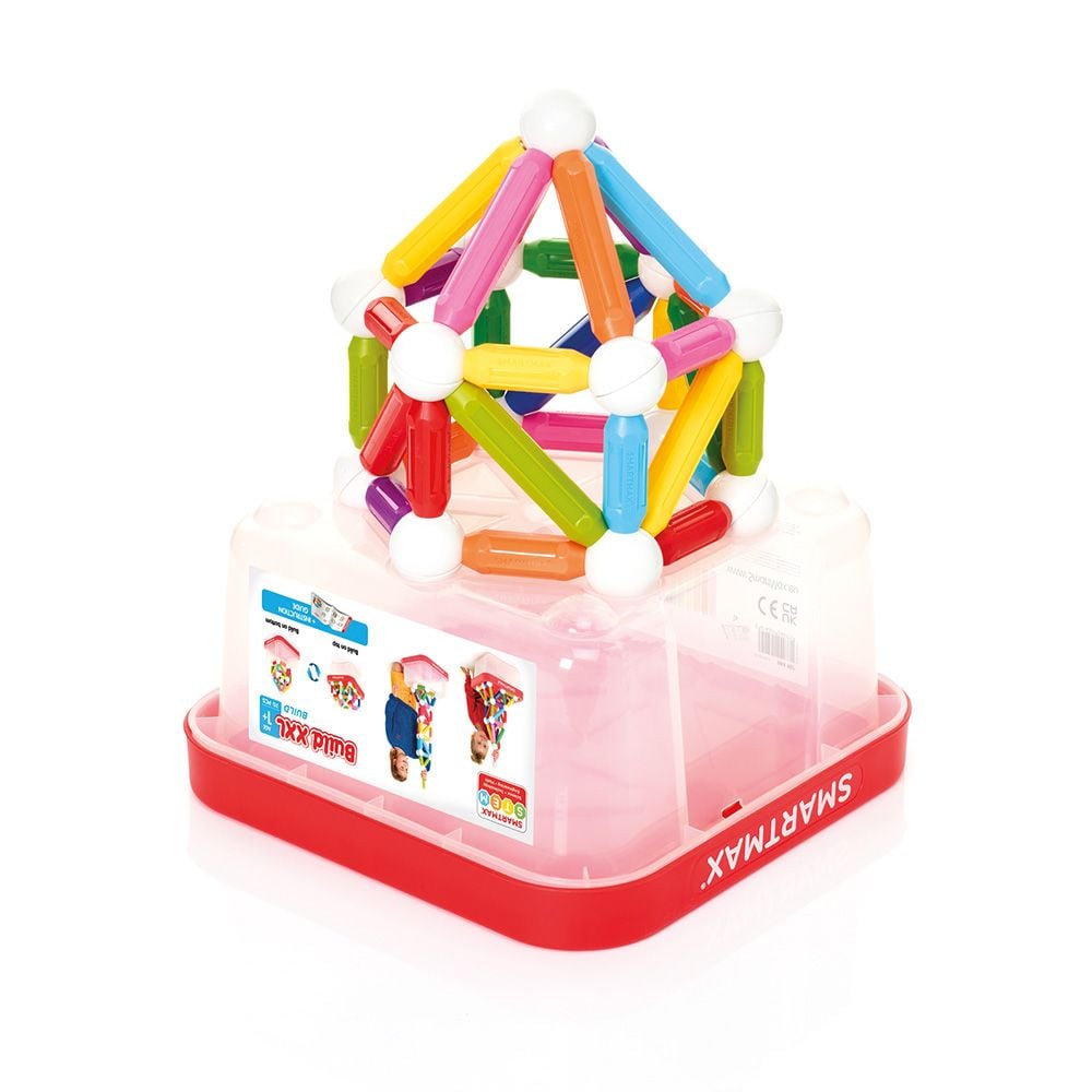 Joc magnetic, Smart Max, Constructii XXL, 70 piese