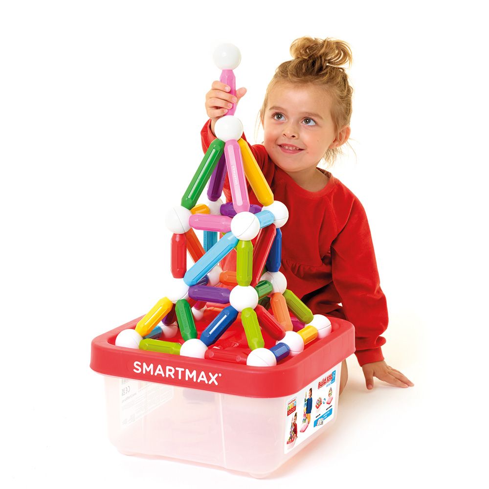 Joc magnetic, Smart Max, Constructii XXL, 70 piese