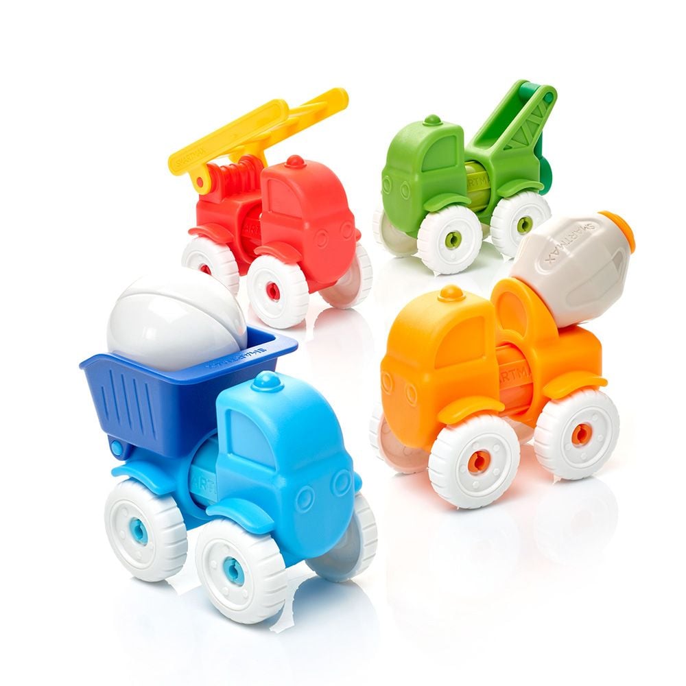 Joc magnetic, Smart Max, Primele mele vehicule, 13 piese