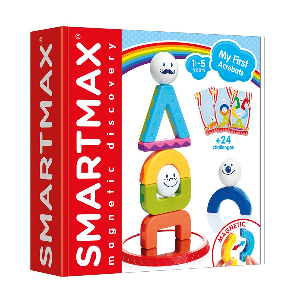 Joc magnetic, Smart Max, Primii mei acrobati, 10 piese