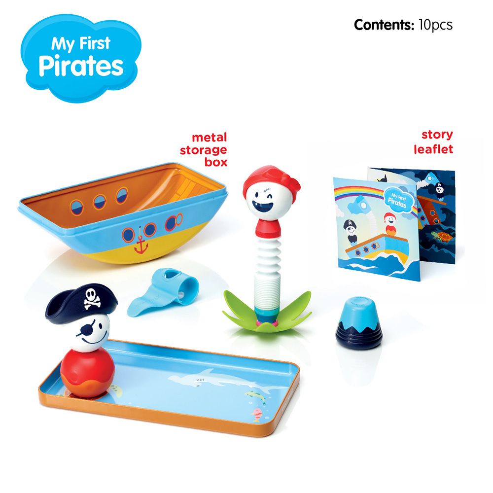 Joc magnetic, Smart Max, Primii mei pirati, 10 piese