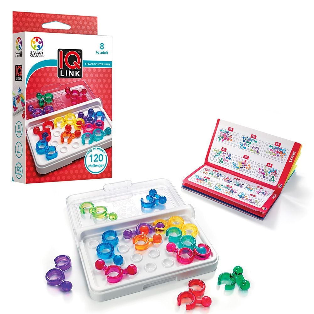 Joc de logica cu 120 de provocari, Smart Games, IQ Link