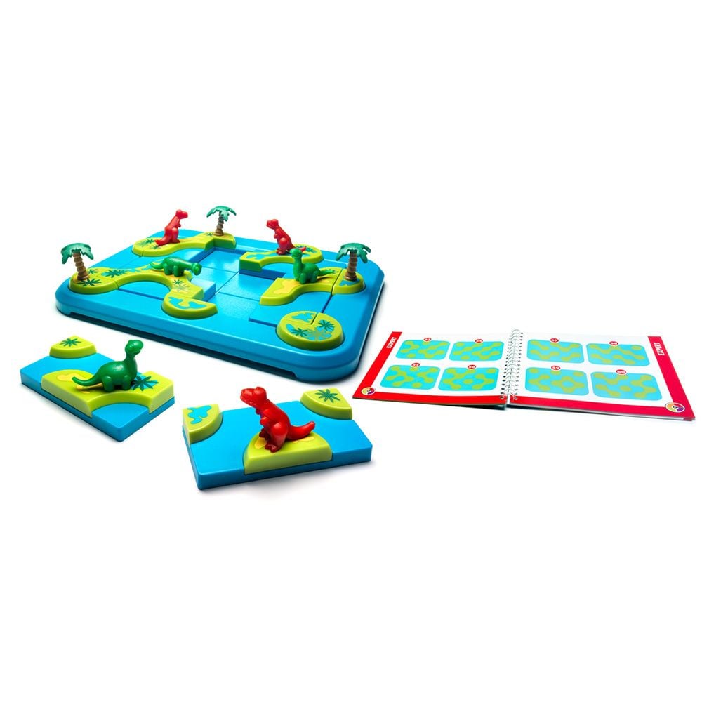 Joc de logica cu 80 de provocari, Smart Games, Dinosaurs Mystic Islands