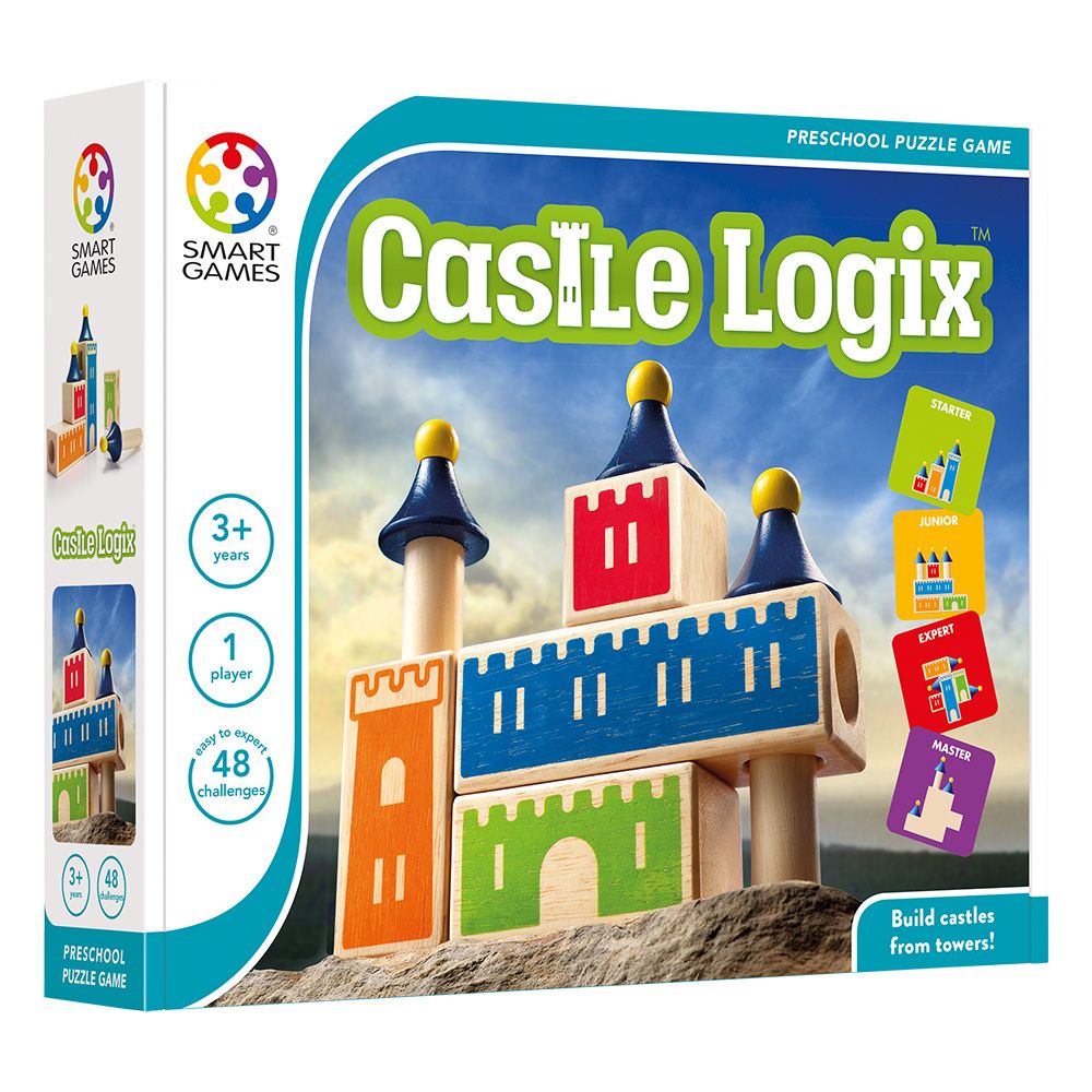 Joc de logica cu 48 de provocari, Smart Games, Castle Logix