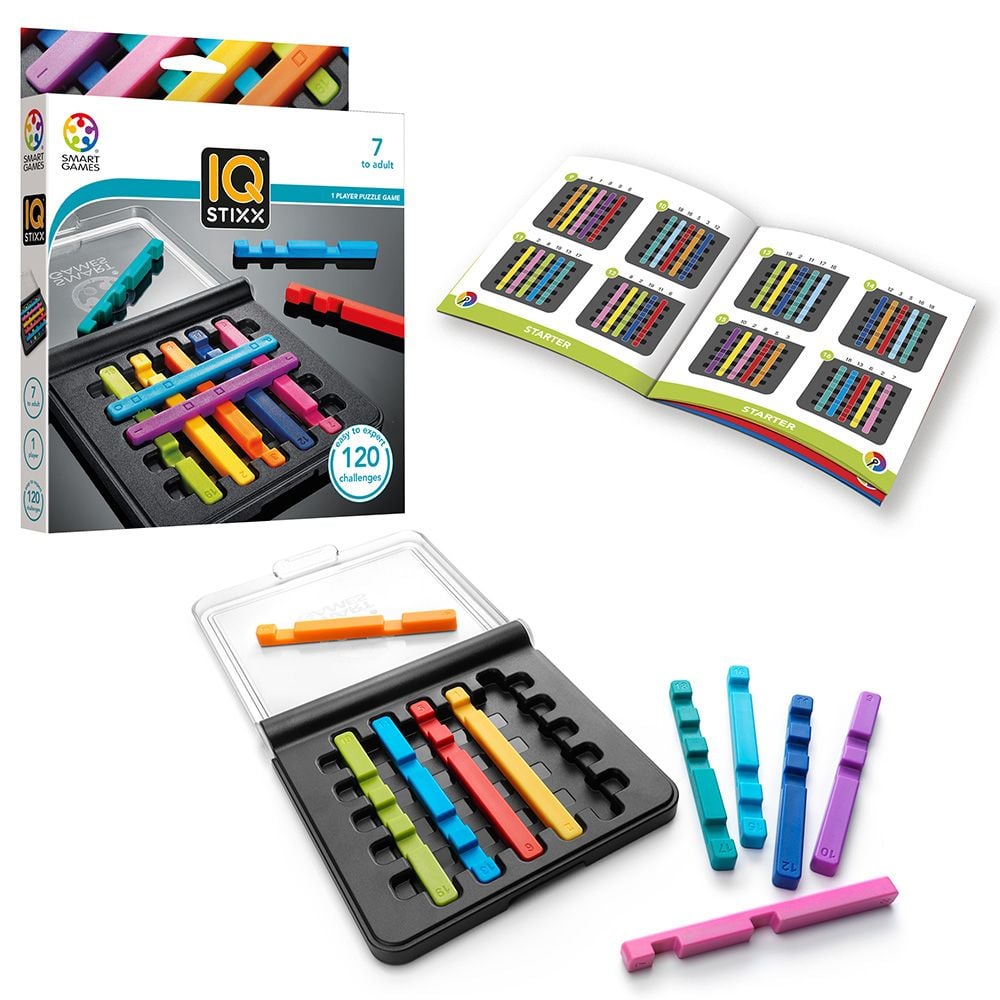 Joc de logica cu 120 de provocari, Smart Games, IQ Stixx