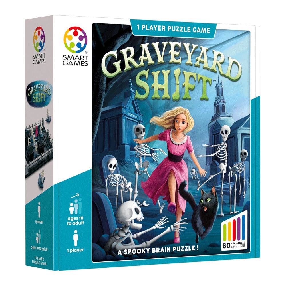 Joc de logica cu 80 de provocari, Smart Games, Graveyard Shift, Editie internationala