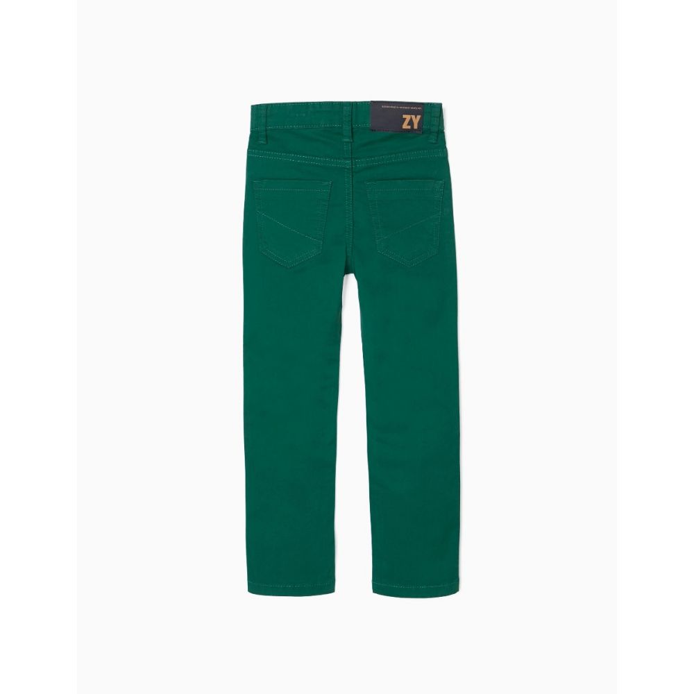 Pantaloni slim, lungi, verde, Zippy