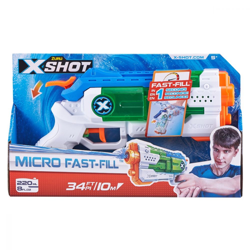 Pistol cu apa X-Shot Warfare Fast-Fill Small