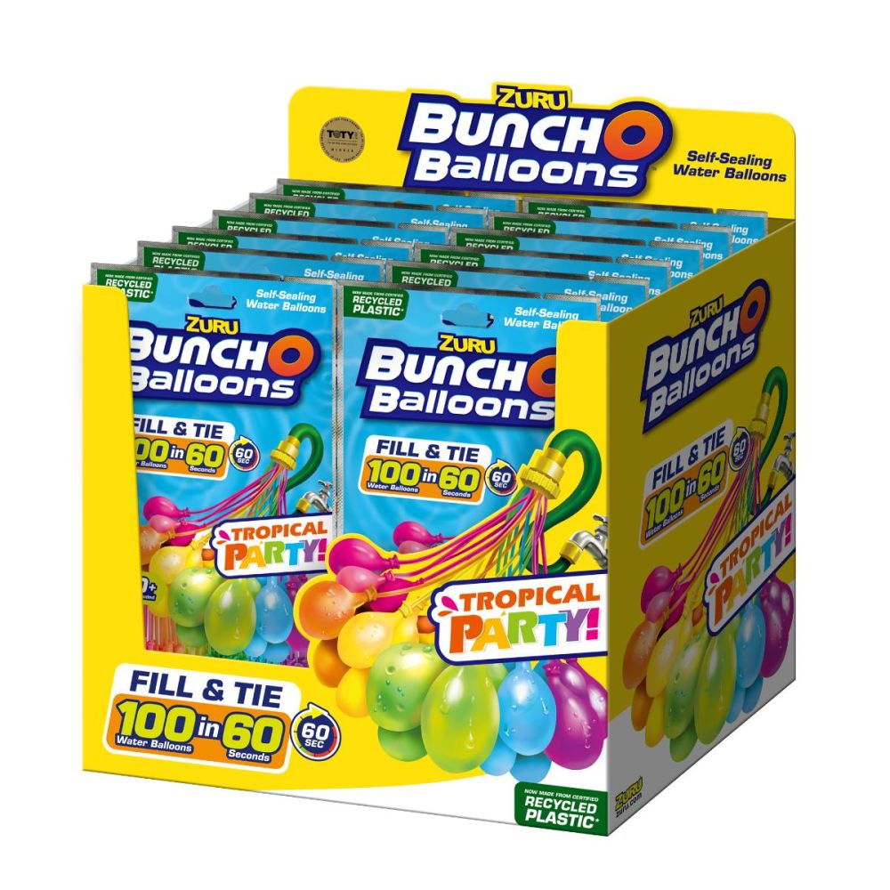 Set 100 baloane cu apa, Bunch O Balloons, Tropical Party