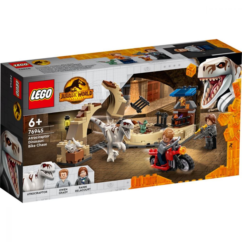 LEGO® Jurassic World - Atrociraptor Dinosaur Bike Chase (76945)
