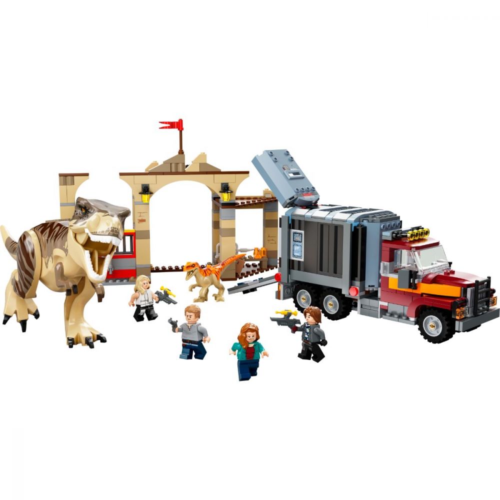 LEGO® Jurassic World - Evadarea dinozaurilor Trex si Atrociraptor (76948)