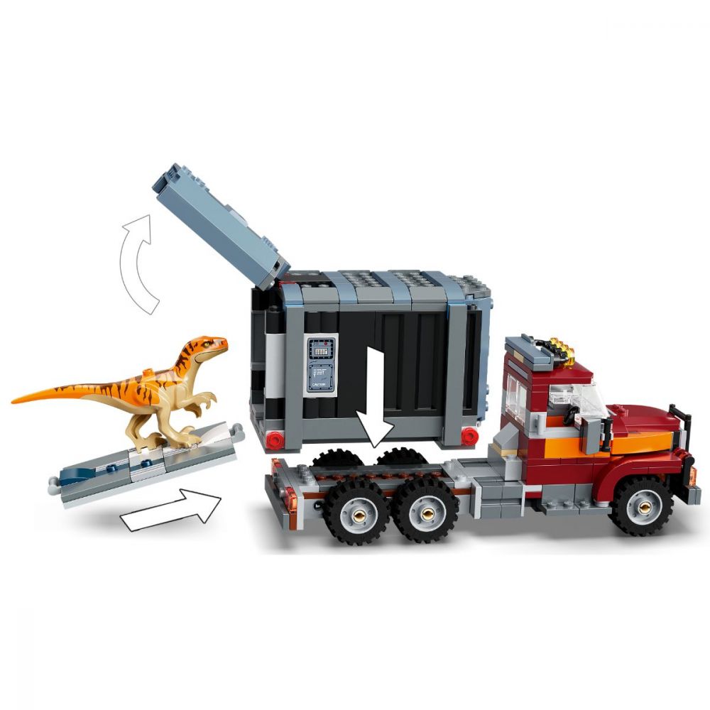 LEGO® Jurassic World - Evadarea dinozaurilor Trex si Atrociraptor (76948)