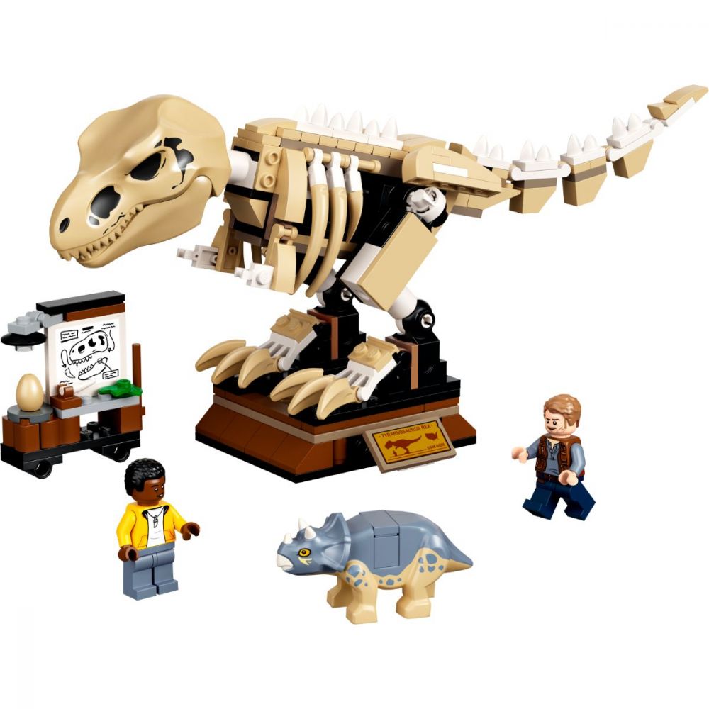 LEGO® Jurassic World - Expozitia Fosilei Dinozaurului T. Rex (76940)