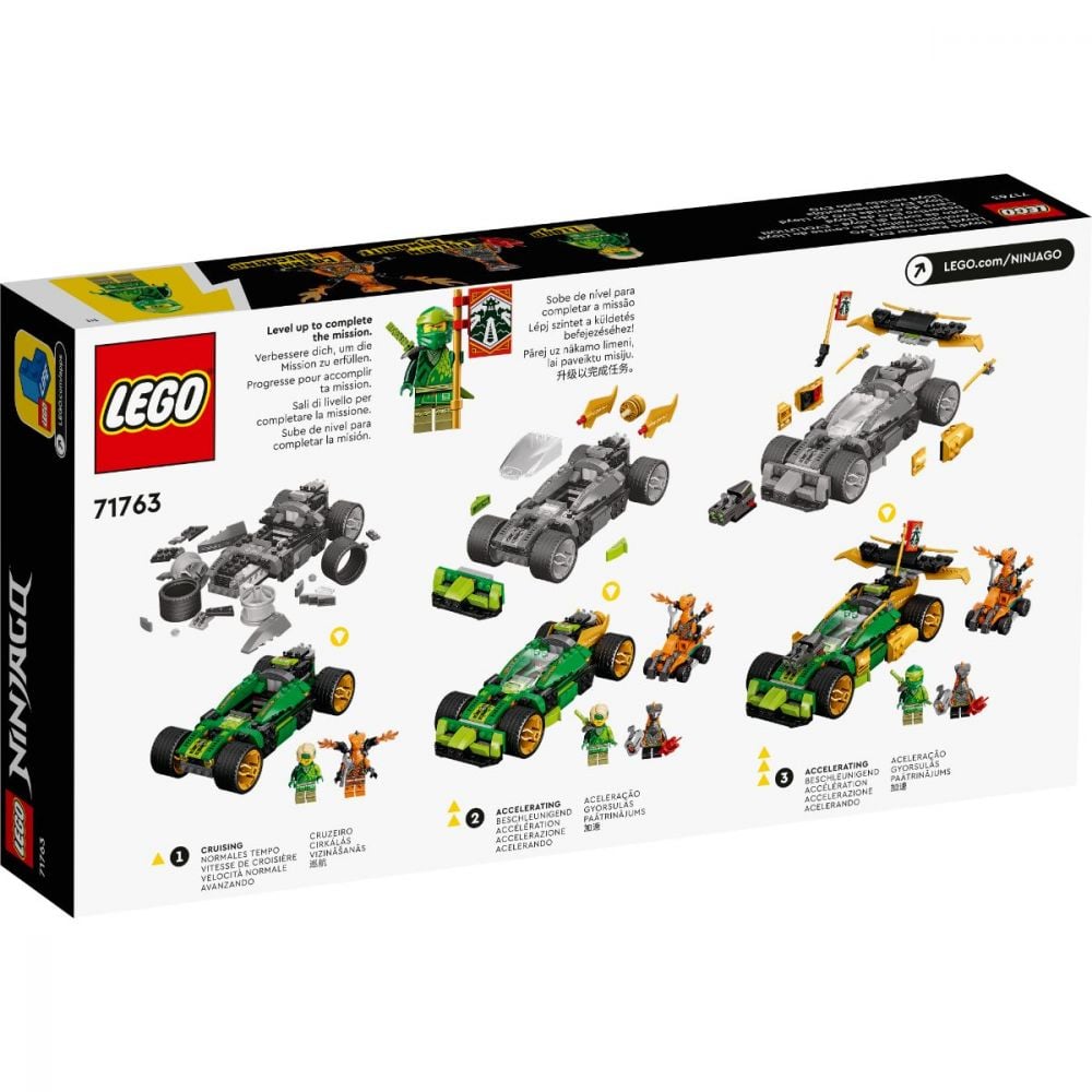 LEGO® Ninjago - Masina de curse Evo a lui Lloyd (71763)