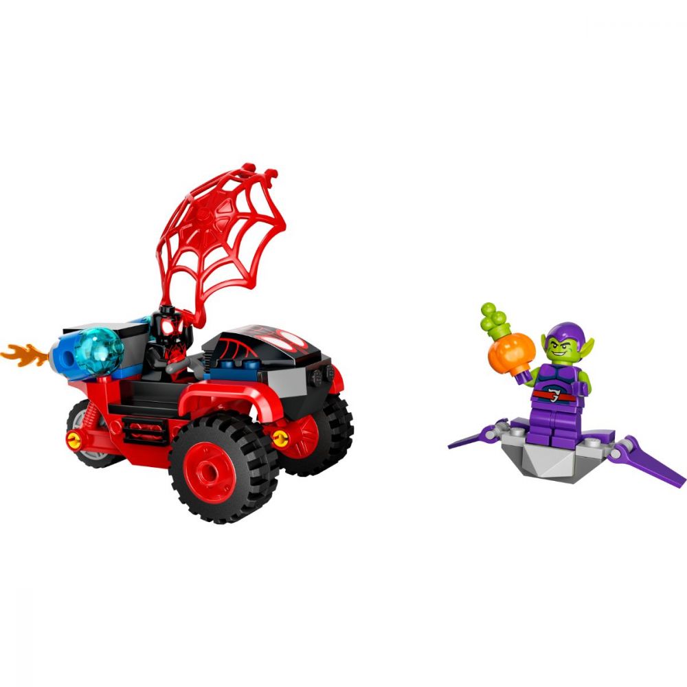 LEGO® Spidey - Miles Morales triciclul techno al Omulu Paianjen (10781)