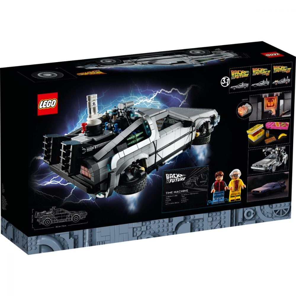 LEGO® Icons - Masina timpului Inapoi in viitor (10300)