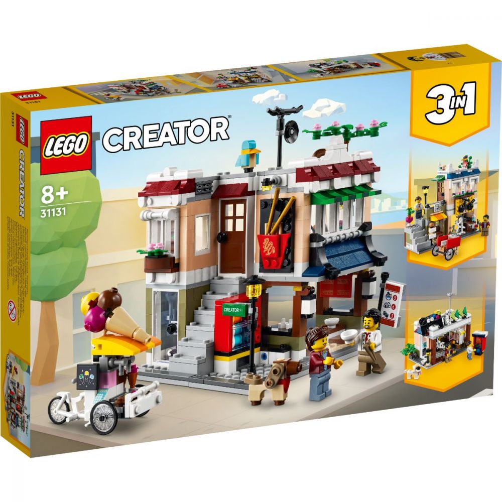 LEGO® Creator - 3 in 1 Restaurantul cu taietei din centrul orasului (31131)