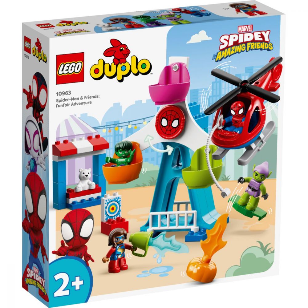 LEGO® Duplo - Omul Paianjen si prietenii, Aventura in parcul de distractii (10963)