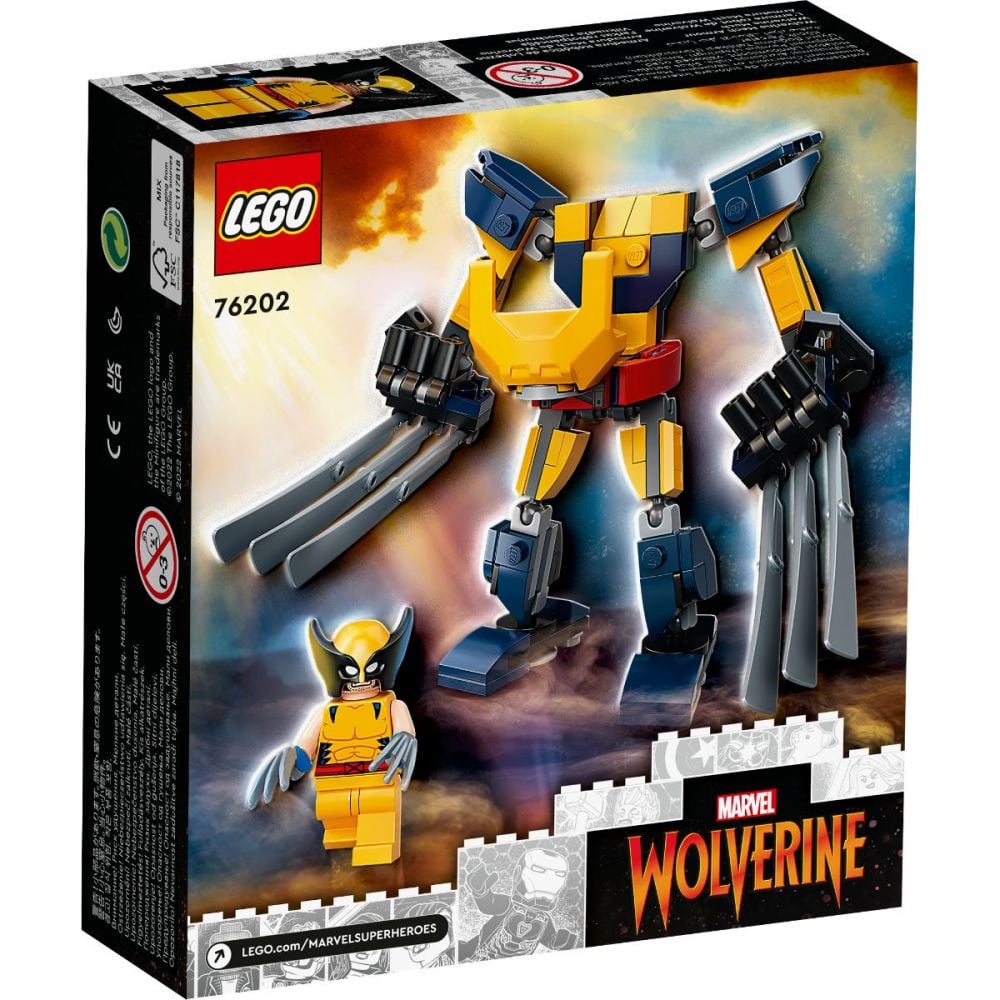 LEGO® Super Heroes - Costum De Robot Wolverine (76202)