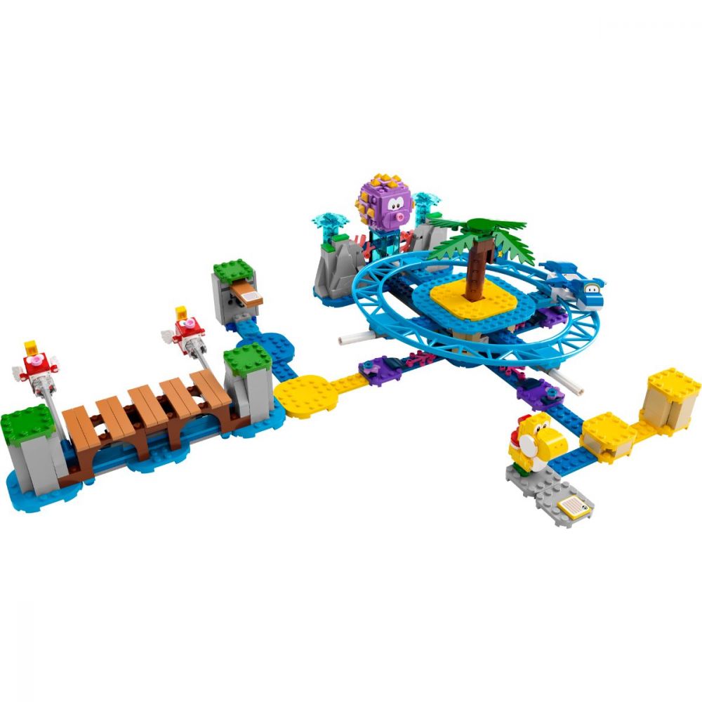 LEGO® Mario - Set de extindere Excursie pe plaja cu ariciul mare (71400)