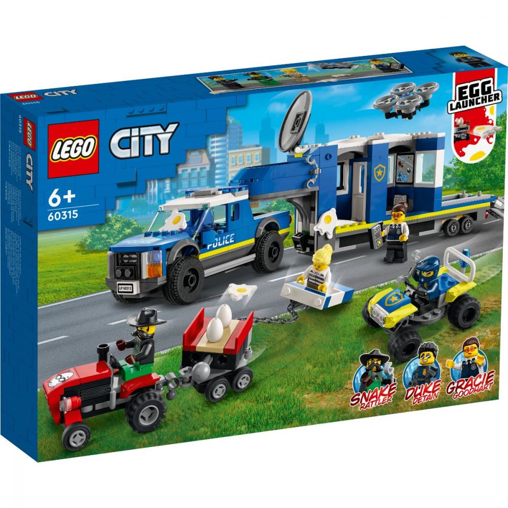 Explicitly skull seller LEGO® City - Masina centru de comanda mobil al politiei (60315) | Noriel