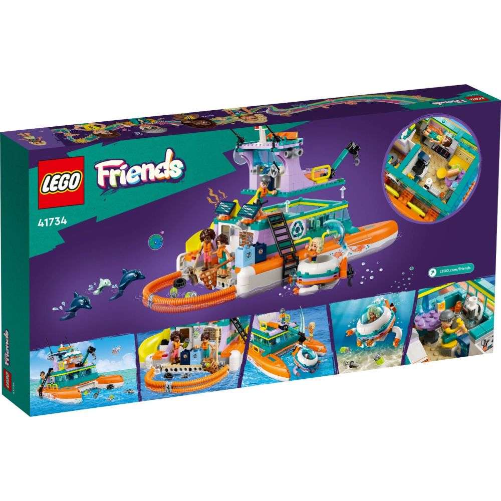 LEGO® Friends - Barca de salvare pe mare (41734)