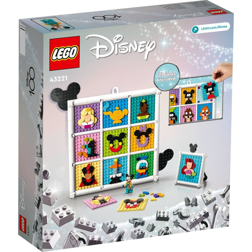 LEGO® Disney - 100 de ani de figuri emblematice de animatie Disney (43221)