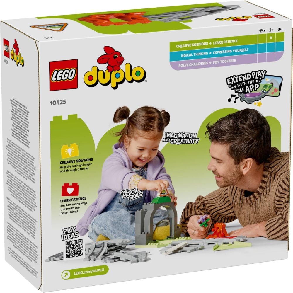 LEGO® DUPLO® - Set de extindere Tunel si sine de cale ferata