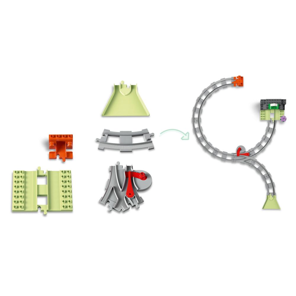 LEGO® DUPLO® - Set de extindere Tunel si sine de cale ferata (10425)