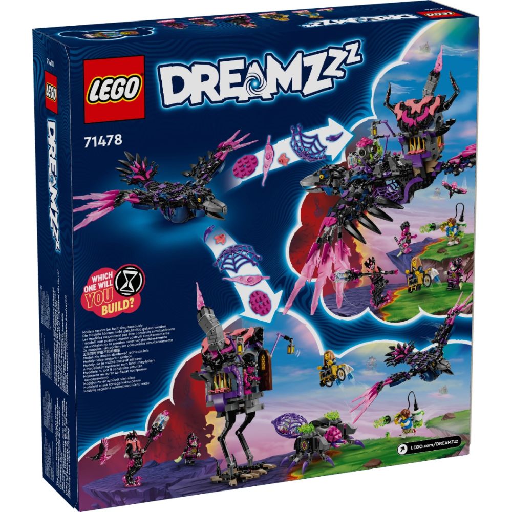 LEGO® Dreamzzz - Corbul de la miezul noptii al vrajitoarei din Never (71478)