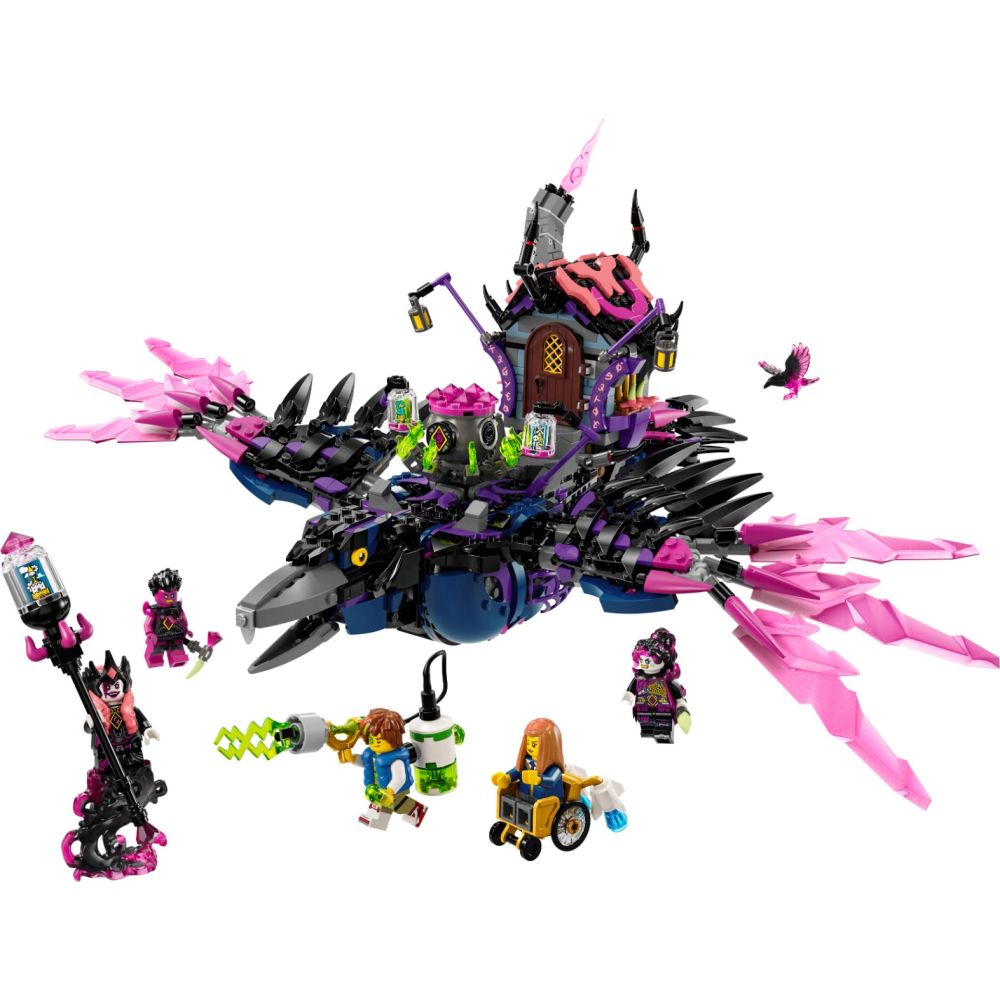 LEGO® Dreamzzz - Corbul de la miezul noptii al vrajitoarei din Never (71478)