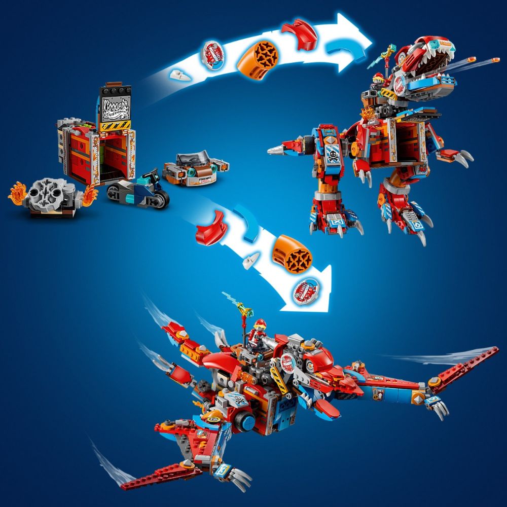 LEGO® Dreamzzz - Dinozaurul robot C-Rex al lui Cooper (71484)
