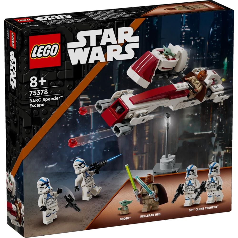 LEGO® Star Wars - Evadare pe motocicleta de viteza BARC (75378)