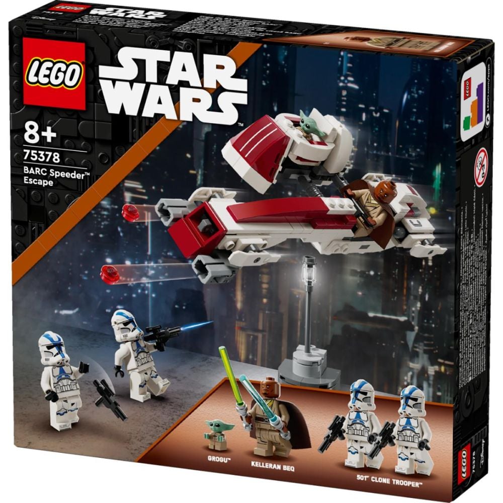 LEGO® Star Wars - Evadare pe motocicleta de viteza BARC (75378)