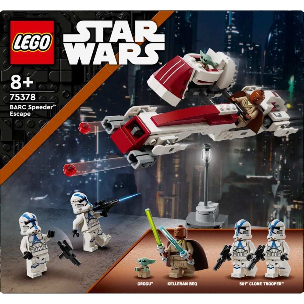 LEGO® Star Wars - Evadare pe motocicleta de viteza BARC (75378)
