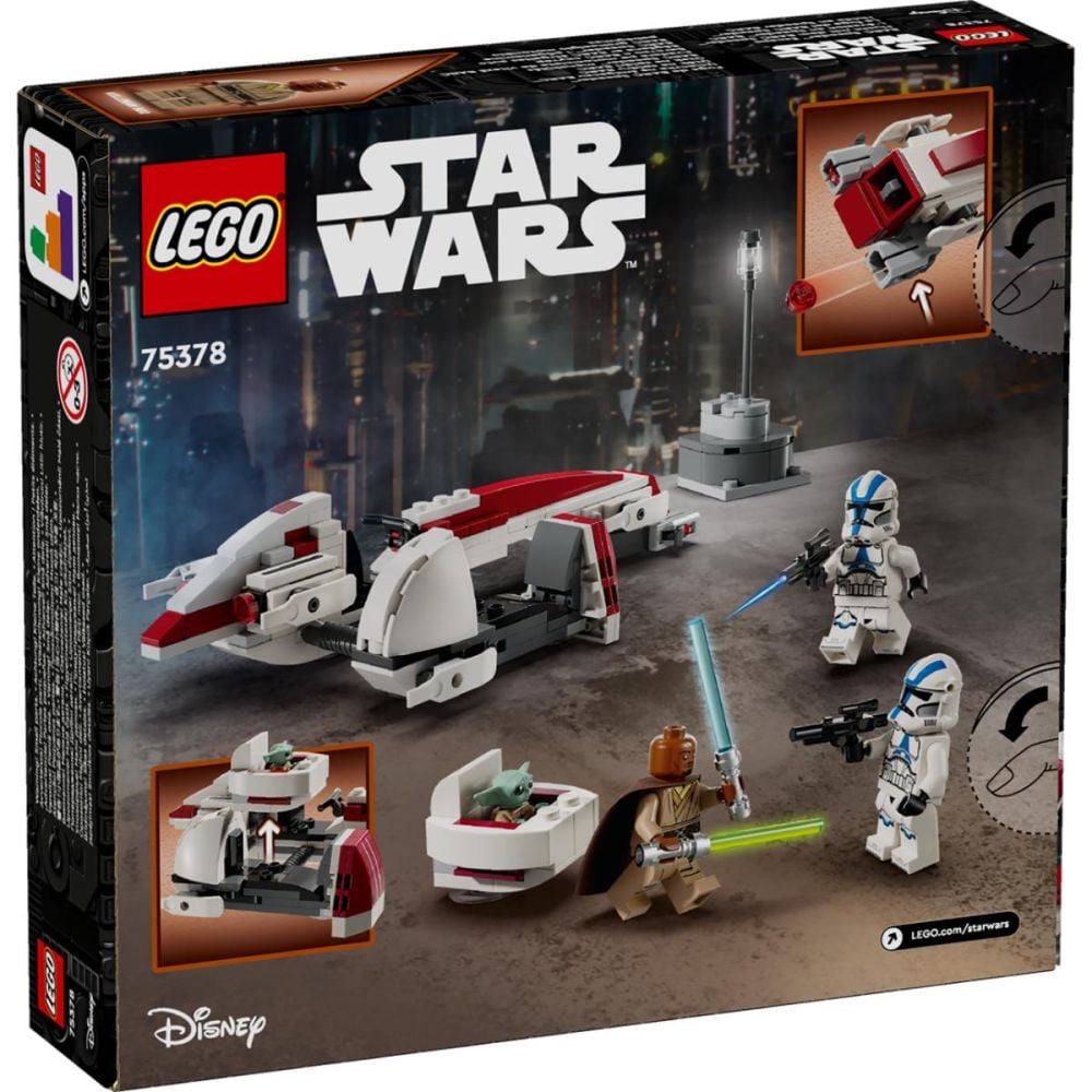 LEGO® Star Wars - Evadare pe motocicleta de viteza BARC (75378)