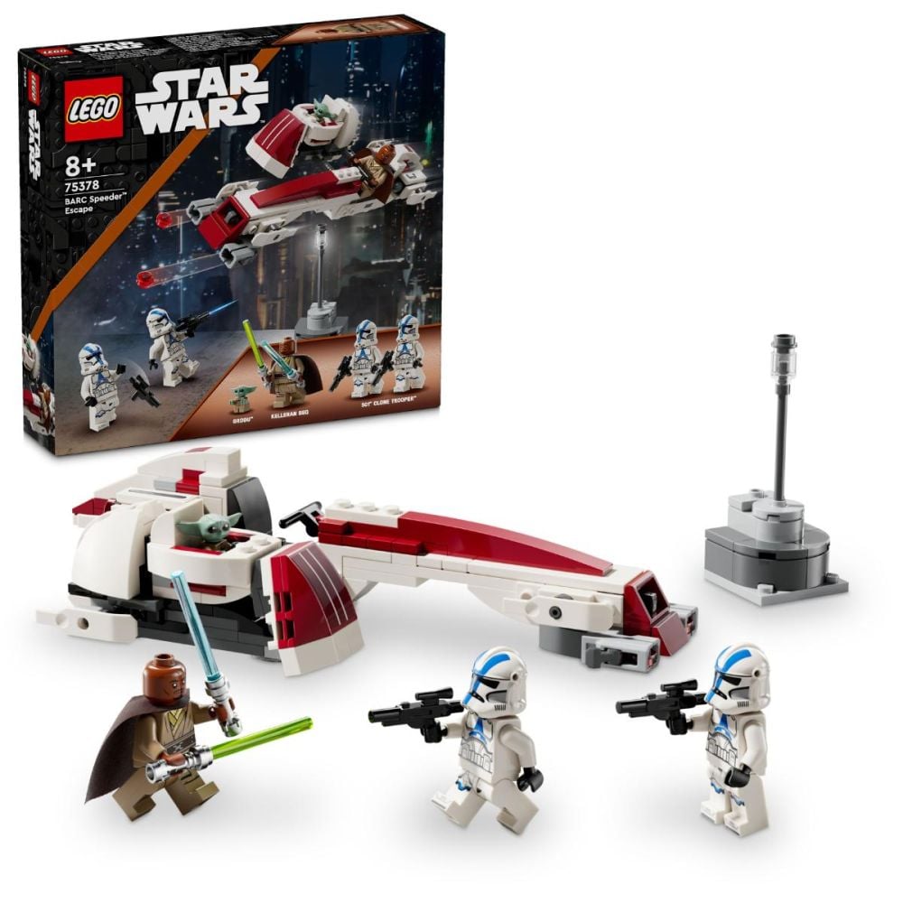 LEGO® Star Wars - Evadare pe motocicleta de viteza BARC (75378)